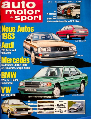 Auto Motor und Sport 02/1983 Auto Motor und Sport 02/1983